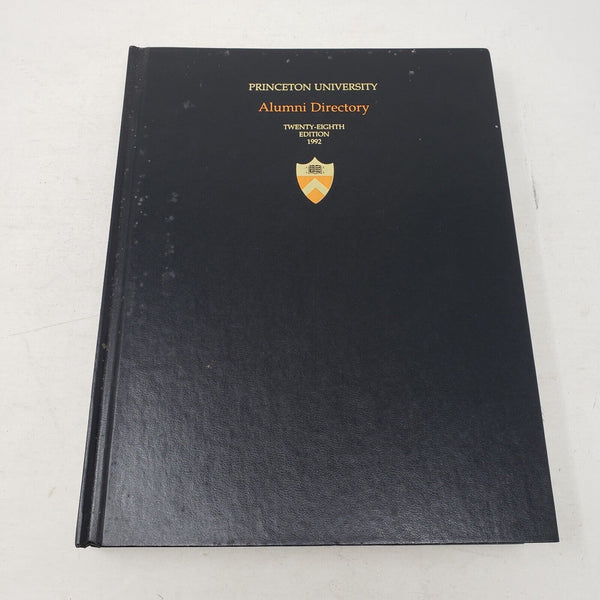 Princeton University Alumni Directory 1992 Book Twenty Eighth Edition HC Student