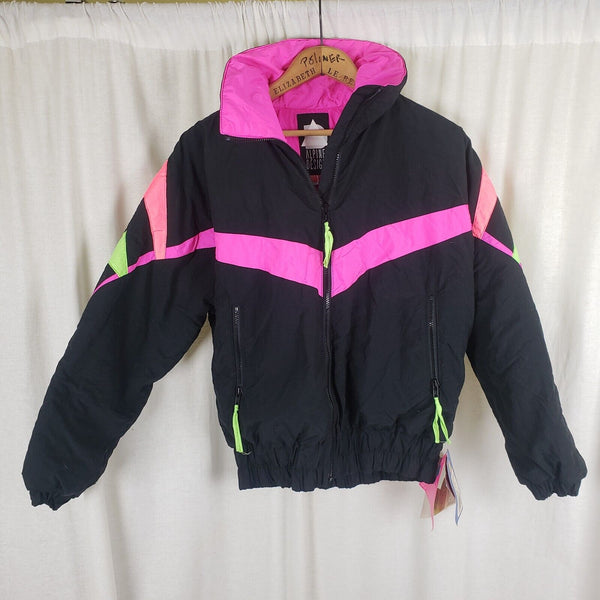 Vintage Alpine Design Down Retro 90s Puffer Parka Ski Jacket Womens 8 Deadstock