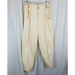 Vintage Dockers Buckle Pleated Tapered High Waist Pants Slacks Womens 8 80s 90s