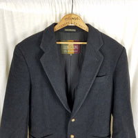 Structure Le Collezioni Wool Cashmere Sport Coat Blazer Jacket S Italy Charcoal