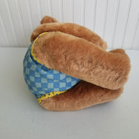 Vintage Vermont Teddy Bear Stuffed Plush Doll Toy Animal Jointed 17" 1993 USA