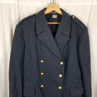 Military Widengrens Court of Appeal Wool Overcoat Peacoat Trench Coat Mens C52