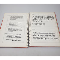 Type & Lettering Spiral Bound Book 4th Edition Revised Enlarged Longyear 1974