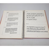 Type & Lettering Spiral Bound Book 4th Edition Revised Enlarged Longyear 1974
