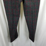 Vintage Plaid Johnson Wool 8 Points Pants Mens sz 36x31 Suspender Ready Woodsman