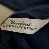 The Vermont Country Store Soft Fleece Cowl Neck Lounger Nightgown Robe Womens S