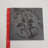 King Arthur Flour Norwich VT Etched in Stone Carved Raised Trivet Tile Black 6x6