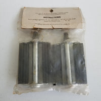 Vtg 1/2 in Reflectorized Pedals 2 Block Bike Pals Darcy Fits American One Crank