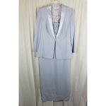 Nah Nah Collection Long Maxi Dress Jacket Suit Outfit Womens 14 Formal USA