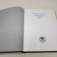 Princeton University Alumni Directory 1987 Book Twenty Seventh Edition Student