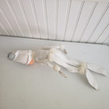 Vintage Annalee Dolls Frosty Silver White Holly Pixie Shelf Elf 14 in Christmas