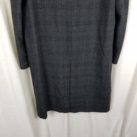 Vintage Montagna Robert Hall Plaid Peacoat Winter Wool Coat Mens 40 42 50s MCM