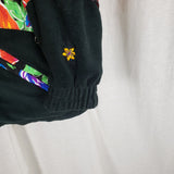 Obermeyer Orange Blossom Reversible 80s Puffer Ski Winter Parka Jacket Womens 18