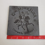 King Arthur Flour Norwich VT Etched in Stone Carved Raised Trivet Tile Black 6x6