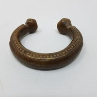 Rare 1800's Antique African Niger Baoulé Dogon Bronze Manilla Currency Bracelet