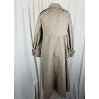 Vintage Fleet Street Long Aline Rain Shine Coat Cape Top Trench Coat Womens 8 HK