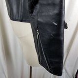 Sears The Leather Shop Motorcycle Biker Bomber Jacket Womens XS 8 Punk Grunge