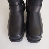 Harley Davidson Cambrelle Mega Harness Hi Biker Boots Square Toe Mens 10.5 91345