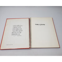 Type & Lettering Spiral Bound Book 4th Edition Revised Enlarged Longyear 1974