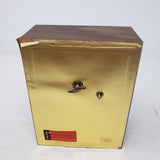 Vintage 1970s Reuge Swiss Music Box Menuet Mozart Dancing Harlequin Musical 7in