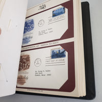 Postal Commemorative Society World U.S. First Day Covers 1970'S FDC Bound Binder