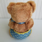 Vintage Vermont Teddy Bear Stuffed Plush Doll Toy Animal Jointed 17" 1993 USA