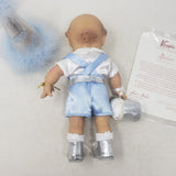 2001 Kewpie Blue Happy Birthday Boy Doll Effenbee 12" COA Jesco Rose O'Neill QVC