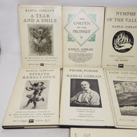 Kahlil Gibran Book Series Mixed lot of 9 Hardcover Books Dust Jackets Borzoi