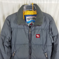 Vintage A&F Abercrombie & Fitch Goose Down Puffer Jacket Parka Mens sz S 90s Y2K