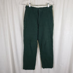 Vintage Johnson Wool 8 Points Pants Mens size 26x26 USA Green Woodsman Hunting