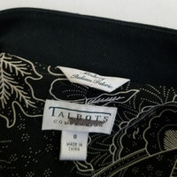 Vintage Talbots Collection Italian Fabric Cotton Tuxedo Blazer Jacket Womens 8