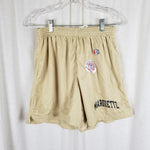 Vintage Champion Marquette Mesh Shorts Mens L 36-38 Gold Tan Drawstring NCAA