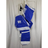 Vintage Matching Miller Lite Beer Nylon Ski Bag And Boot Gear Bag Cobalt NOS