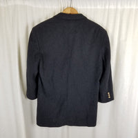 Structure Le Collezioni Wool Cashmere Sport Coat Blazer Jacket S Italy Charcoal