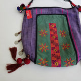 Pat Hilltribe Design Handmade Hippie Boho Shoulder Bag Purse Handbag Tribal
