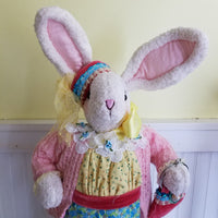 Karen Didion Originals Spring Collection Bunny Figurine 20in Glam Elegant Easter