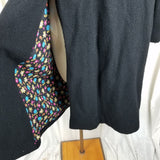 Ein Althof Modell Winter Wool Long Maxi Peacoat Womens L Velvet Collar Trim