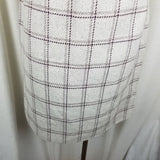 Linda Allard Ellen Tracy Plaid Tweed Angora Wool Skirt Womens sz 10 Short Pencil