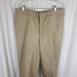 US Navy Creighton Military Uniform Khaki Pants Trousers Mens 38R Unfinished 80s