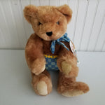 Vintage Vermont Teddy Bear Stuffed Plush Doll Toy Animal Jointed 17" 1993 USA
