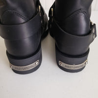 Harley Davidson Cambrelle Mega Harness Hi Biker Boots Square Toe Mens 10.5 91345