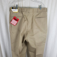 US Navy Creighton Military Uniform Khaki Pants Trousers Mens 38R Unfinished 80s