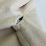 Vintage Cashmere Mink 50s 60s Jackie O Mod MCM Wool Collarless Peacoat Womens 12