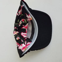 Vintage Kauai Hawaiian Hibiscus Flowers Baseball Hat Cap Mens OS Snapback Nissin