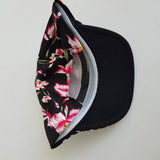 Vintage Kauai Hawaiian Hibiscus Flowers Baseball Hat Cap Mens OS Snapback Nissin