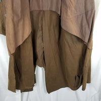 Vintage Jackeroos Oiled Canvas Duck Waxed Cape Top Stockman Drovers Trench Coat Mens 5 L