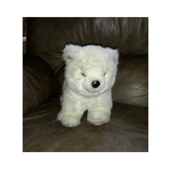 1985 Avanti Baby Animals Applause Jockline Italy 14" Polar Bear Plush 1043