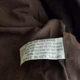 Vintage Jackeroos Oiled Canvas Duck Waxed Cape Top Stockman Drovers Trench Coat Mens 5 L