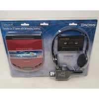 Vintage KOSS DBBS Car Portable Compact Disc CD Player CDP420CP Cassette Adapter