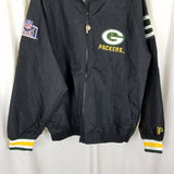 Vintage Pro Player Green Bay Packers Windbreaker Track Suit Jacket Pants Mens L